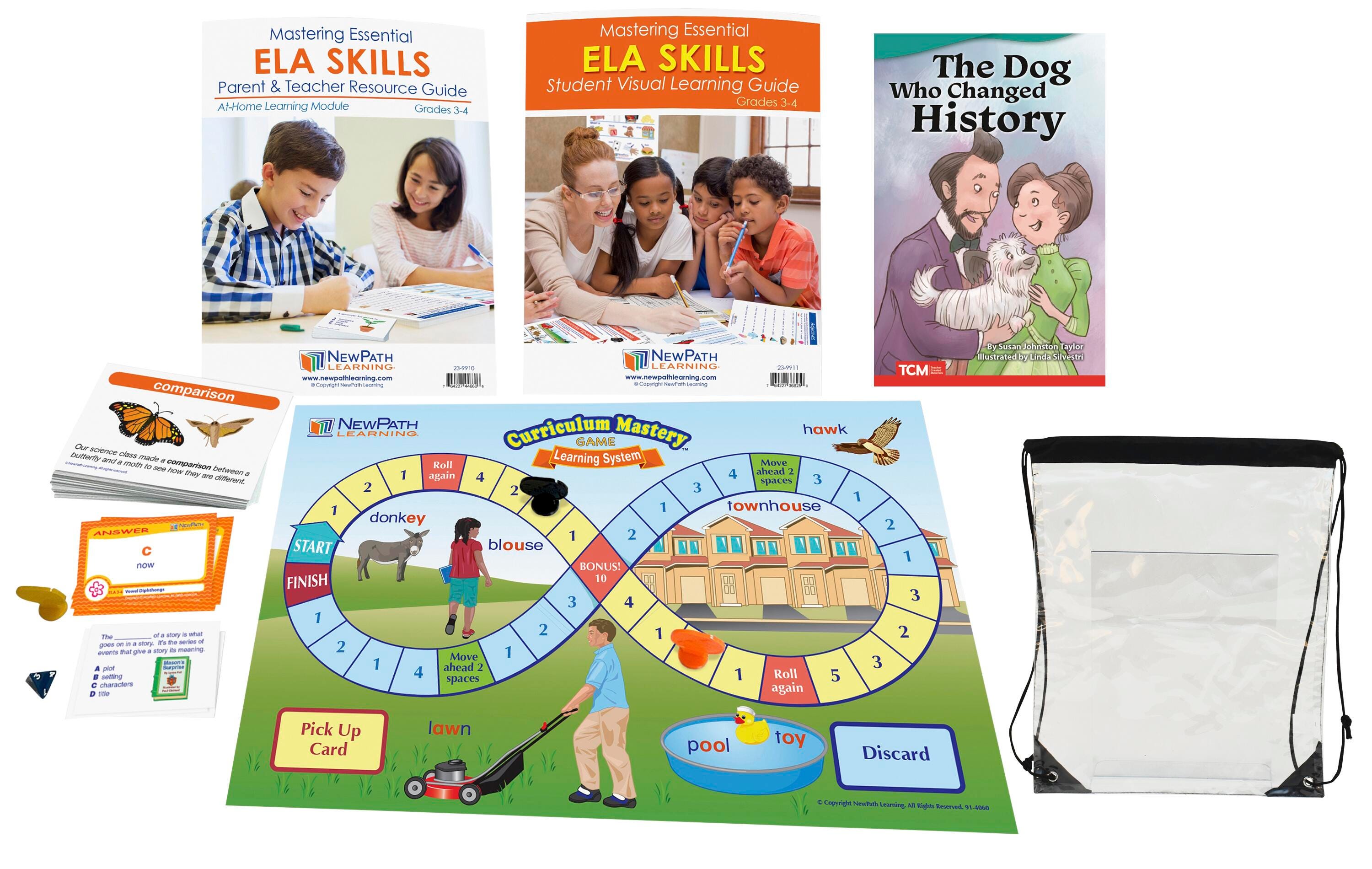 Achieve It! ELA Family Engagement Backpack, Grades 3 to 4 2151555